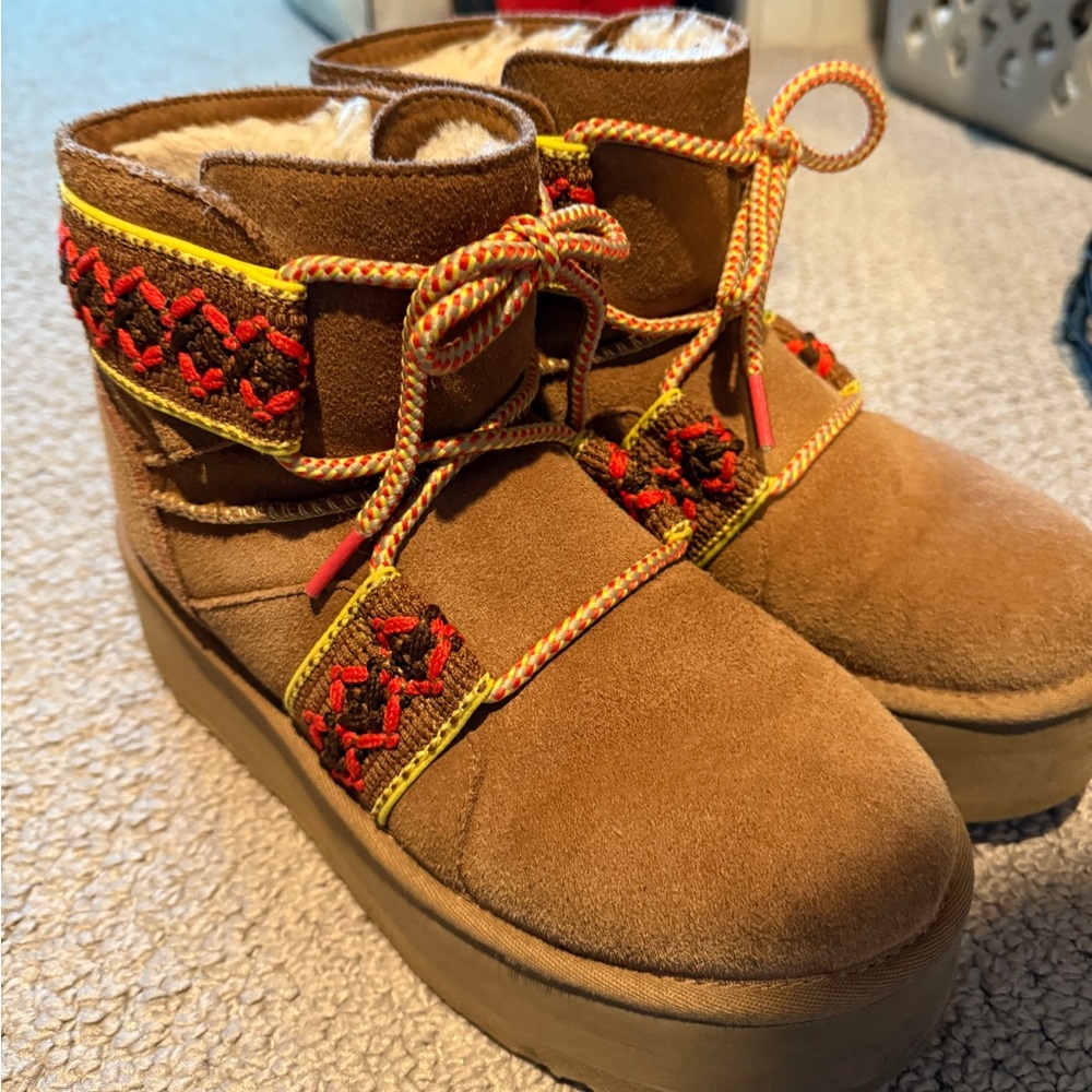 Platform UGG braid